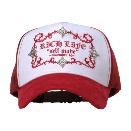 BarbasHats "Rich Life" Red